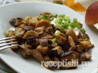 Рецепт Белые грибы жареные с луком