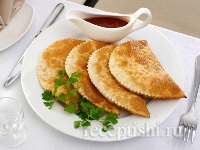 Рецепт Чебуреки классические с мясом