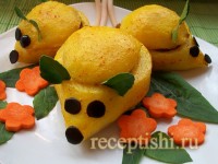 Фаршированные картофельные мышки