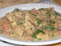 Фрикасе из курицы