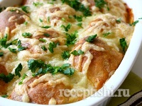 Картофельные шарики с начинкой, в духовке