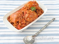 Курица с фасолью