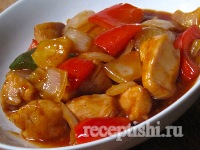 Курица в кисло-сладком соусе