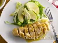 Курица в яблочном соусе