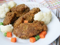 Куриная грудка в сухарях