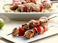Куриные шашлычки в духовке
