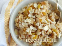 Кутья поминальная из риса с изюмом