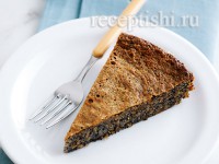 Маковый пирог без муки