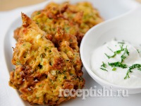 Оладьи из кабачков с сыром