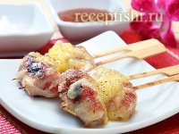 Рецепт Рулетики из свинины с помидорами и сыром