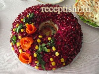 Салат Гранатовый браслет