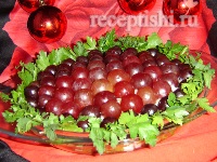 Салат "Тиффани" с курицей и виноградом