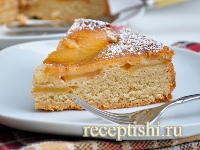 Рецепт Шарлотка с яблоками в карамели