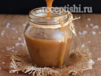 Соленая карамель домашняя