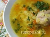 Рецепт Суп куриный со звездочками
