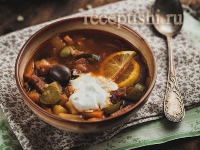 Рецепт Суп "мясная солянка" с картошкой