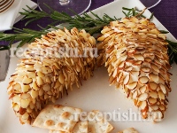 Рецепт Сырная закуска Еловые шишки