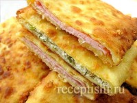 Сырные лепешки с начинкой