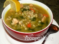 Таронский куриный суп с перловкой