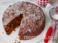 Темный фруктовый кекс