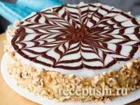 Торт Эстерхази со сгущенкой