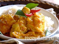 Тушеная курица в томатном соусе