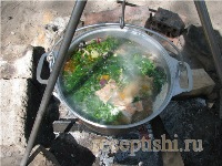 Уха «Белая» из речной рыбы
