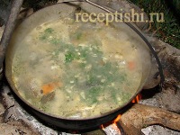 Уха «Черная» из карася