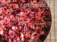 Винегрет с квашеной капустой