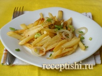 Рецепт Вкусная жареная картошка с луком