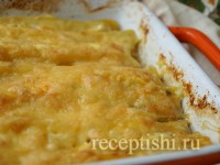Запеканка из кабачков с грибами и мясным фаршем