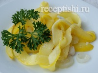 Жареные сливочные кабачки